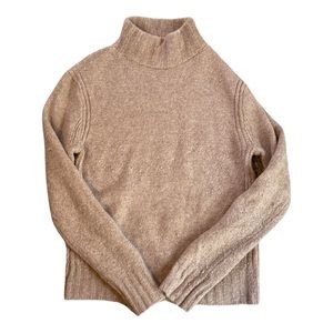 Jcrew Merino Alpaca Blend Mockneck Sweater